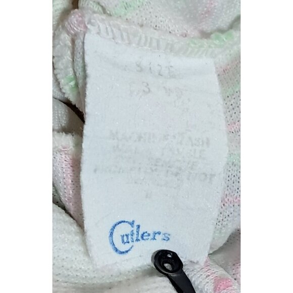 Vintage Cutlers Baby Girl One Piece Romper Outfit Dotted Swiss Lace 3 Months - Picture 2 of 10